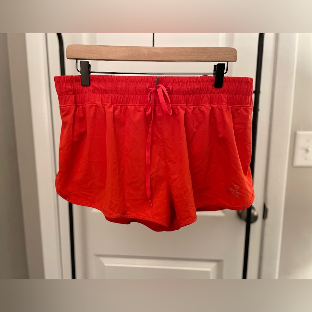 Victoria Secret Sport collection shorts in a coral color! Size large